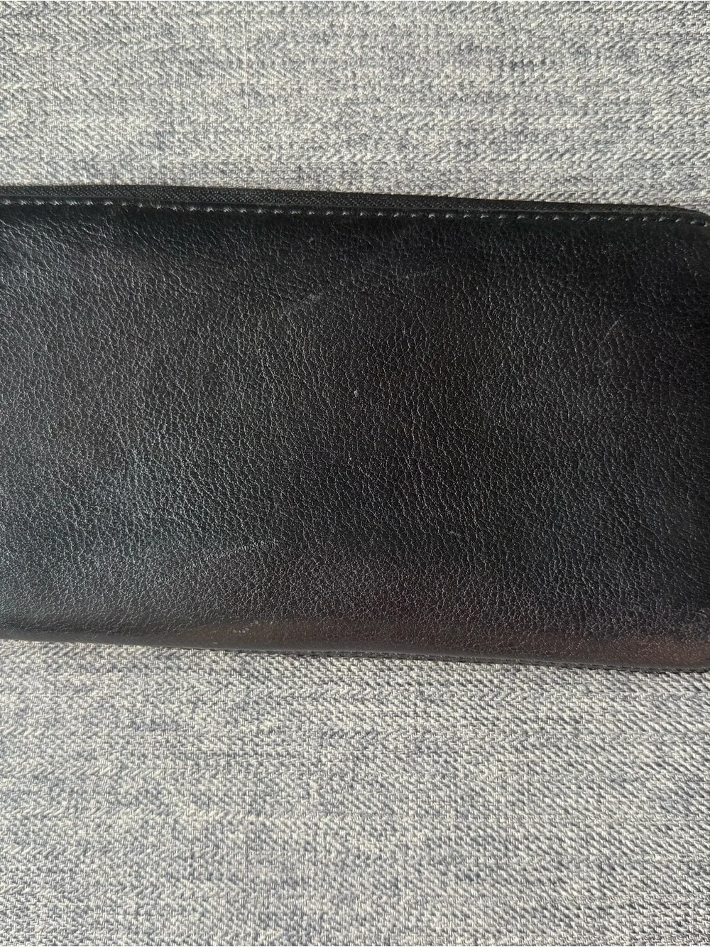 Coach Black Leather Zip-Around Continental Wallet - Picture 2 of 4
